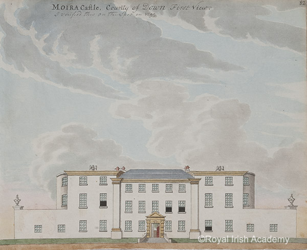 Moira Castle 1799 by Gabriel Beranger