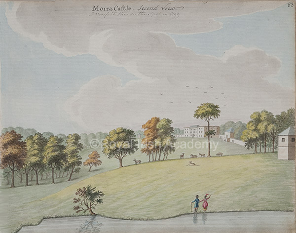 Moira Castle by Gabriel Beranger 1799