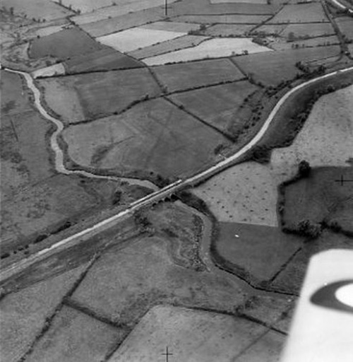 aerial view of the aqueduct across the Lagan