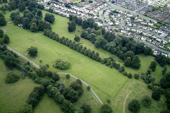 aerial view of Moira Demesne