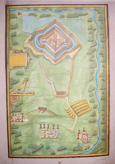 Richard Bartlett’s Map of Inisloughlin Fort 1602