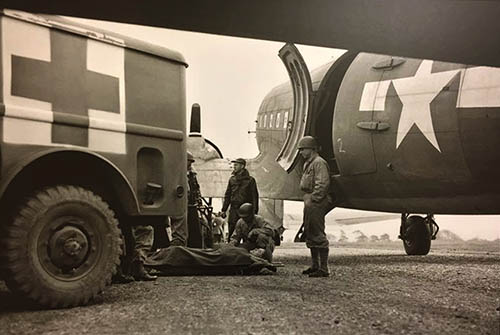 Maghaberry airfield casualty evacuation rehersal