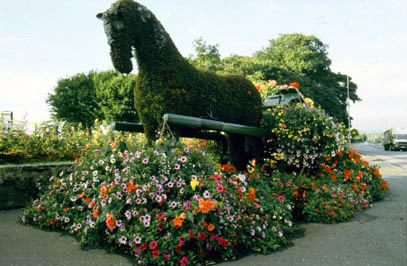 The Moira floral horse