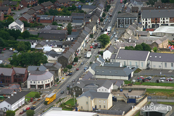 Moira Street from above Police Station