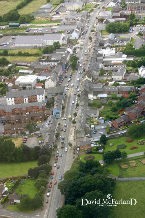 Main Street Moira from above