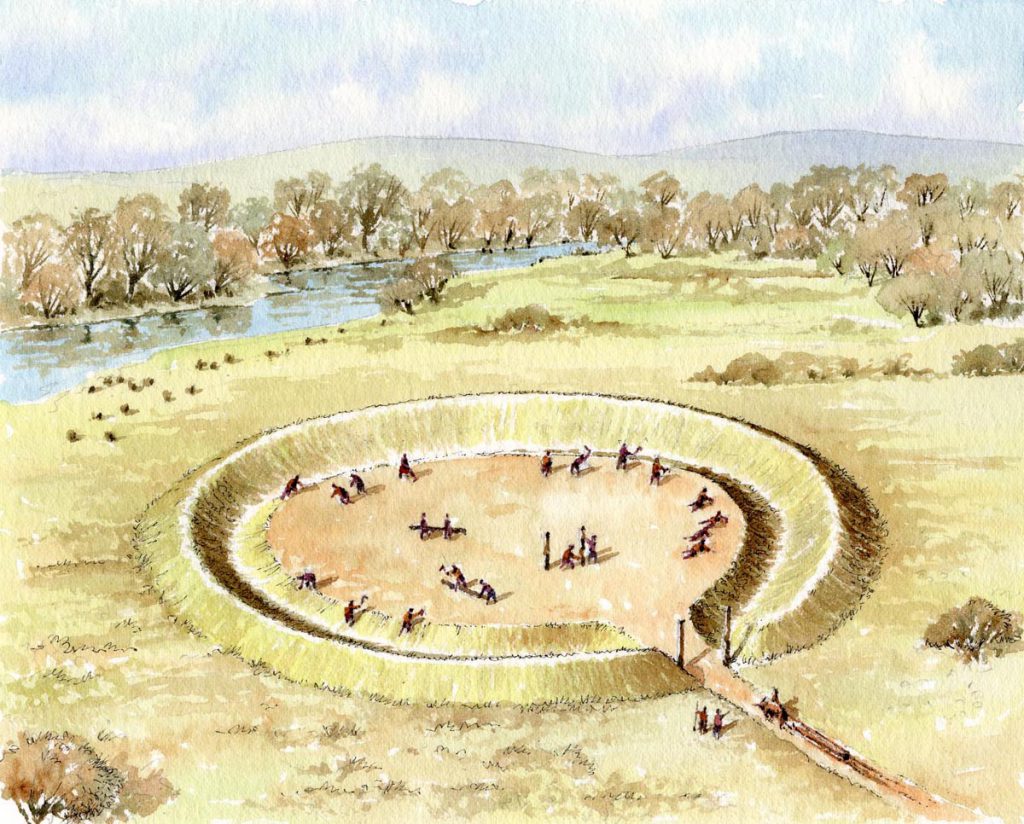 Henge painted by Philip Armstrong http://philarm.com